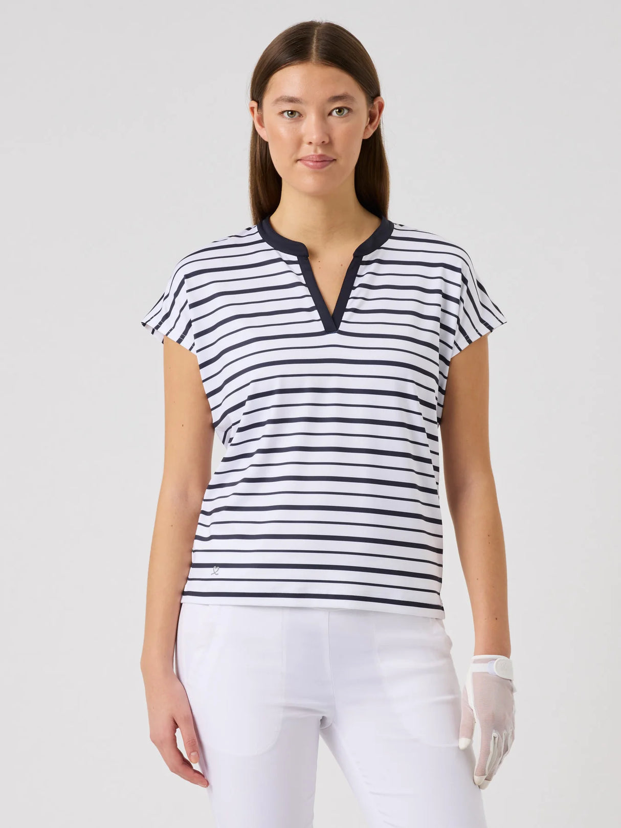 Daily Sports Itami Cap-Sleeved Top - navy