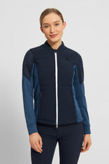Louise hybrid jakke- navy / dusty blue