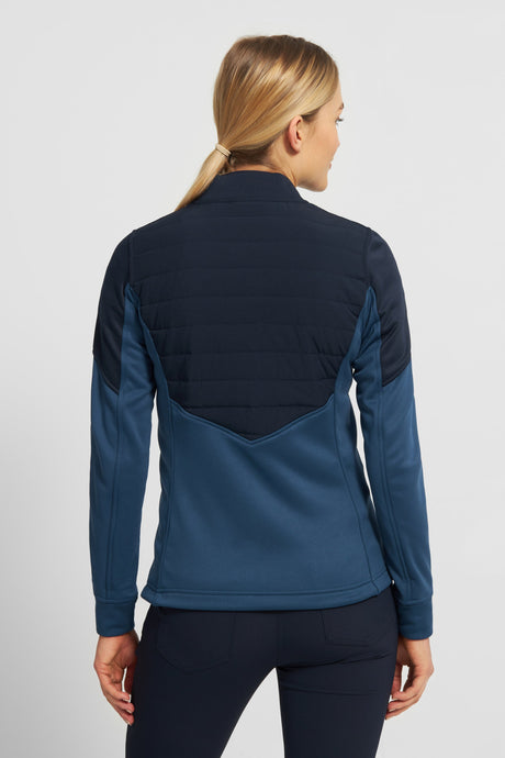 Louise hybrid jakke- navy / dusty blue