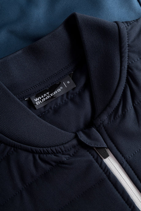 Louise hybrid jakke- navy / dusty blue