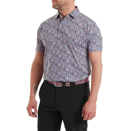 FootJoy Meadow Print Lisle