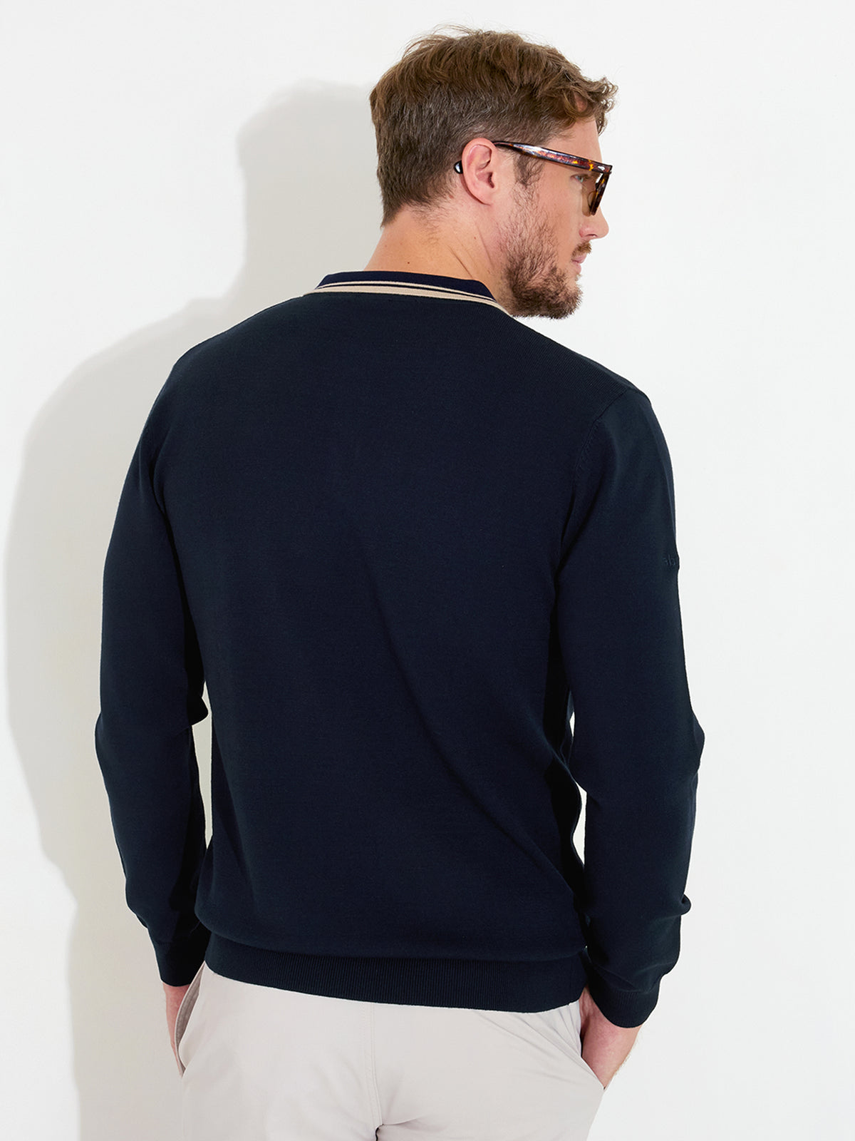 Abacus Mens Niblick Longsleeve Polo