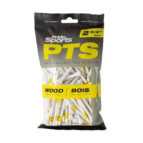 Pride Sports PTS Wood Tees - 75 stk.