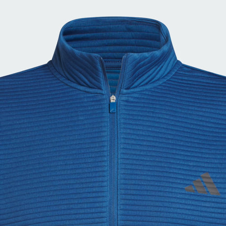 Adidas Ultimate365 DWR Textured Quater Zip Pullover - Blå