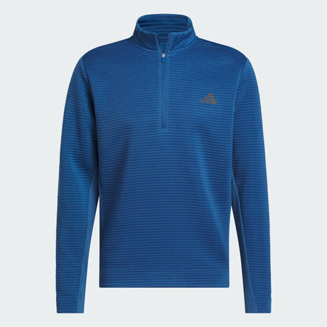 Adidas Ultimate365 DWR Textured Quater Zip Pullover - Blå