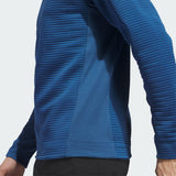 Adidas Ultimate365 DWR Textured Quater Zip Pullover - Blå