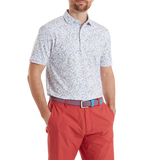 FootJoy Watercolour Floral Print Pique