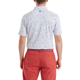 FootJoy Watercolour Floral Print Pique