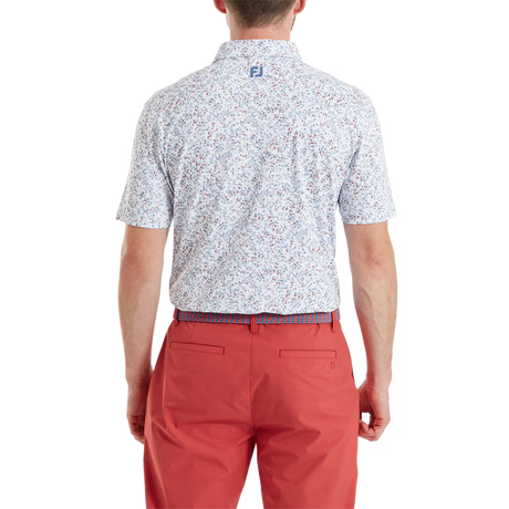 FootJoy Watercolour Floral Print Pique