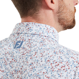 FootJoy Watercolour Floral Print Pique