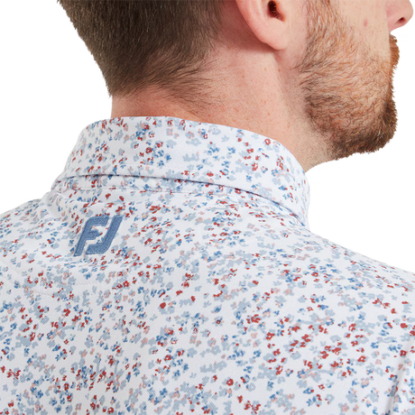 FootJoy Watercolour Floral Print Pique