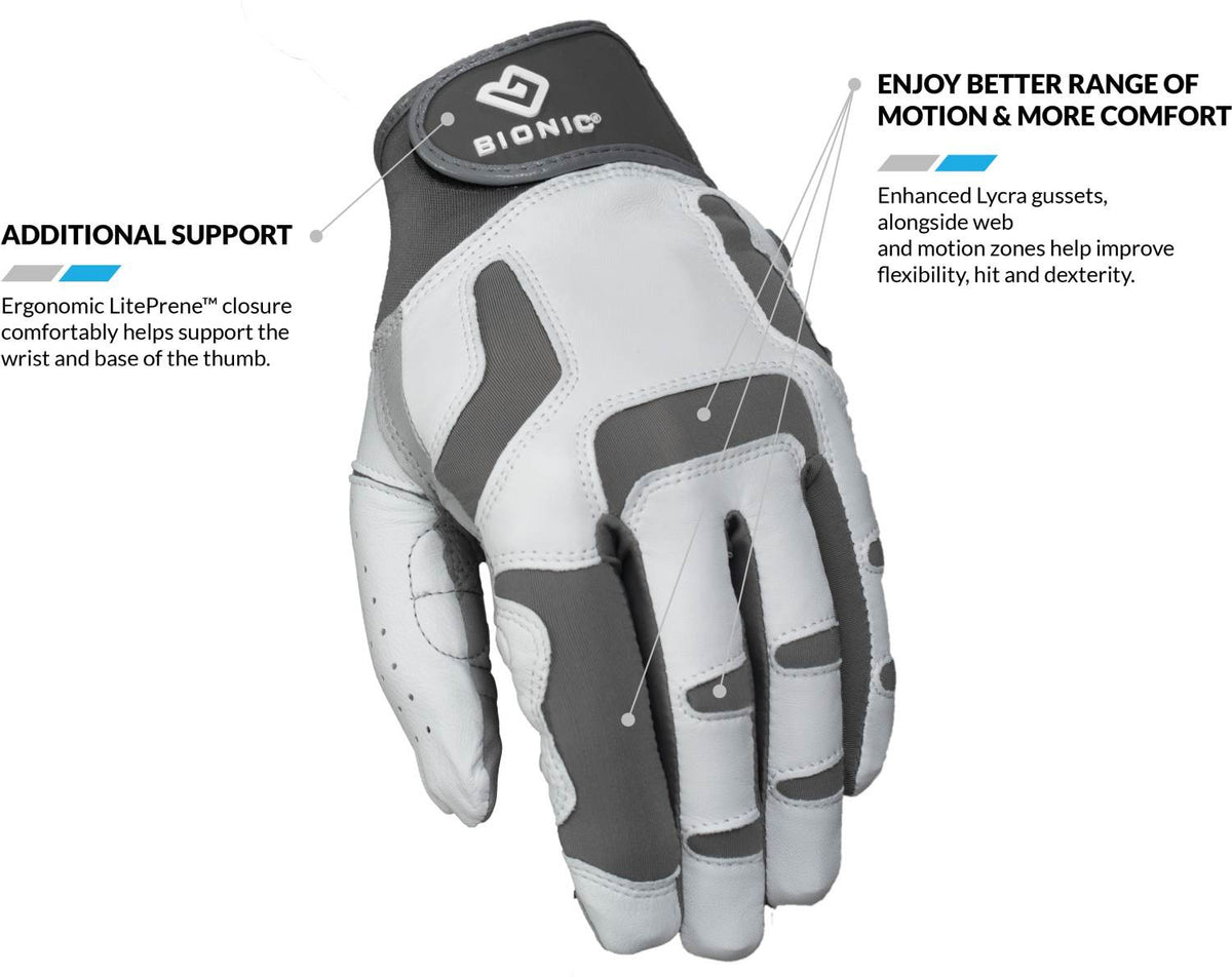 Bionic Reliefgrip 2.0 - Herre i hvid