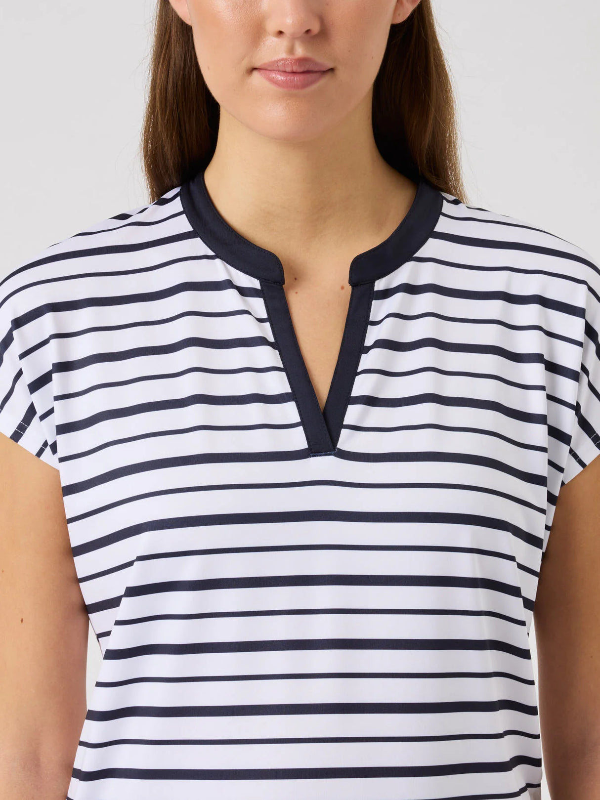 Daily Sports Itami Cap-Sleeved Top - navy
