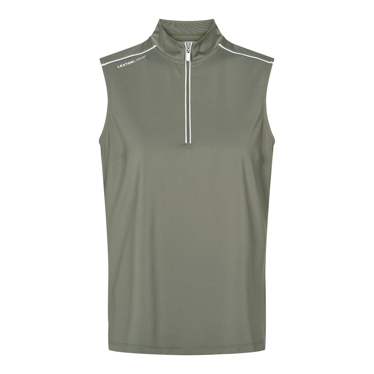 Amelia Polo Dame - Moss Green