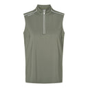 Amelia Polo Dame - Moss Green