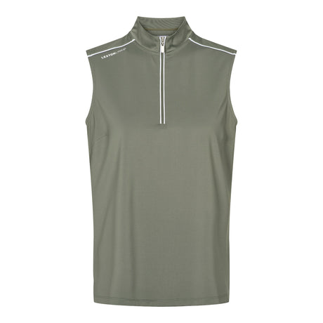 Amelia Polo Dame - Moss Green
