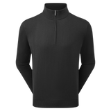 Footjoy Drirelease Half-Zip Lined Sweater, Sort