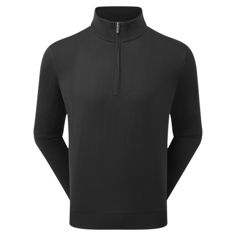 Footjoy Drirelease Half-Zip Lined Sweater, Sort