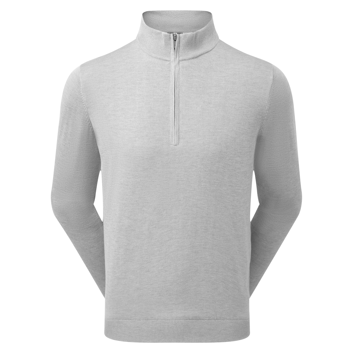 Footjoy Drirelease Half-Zip Lined Sweater, Meleret grå
