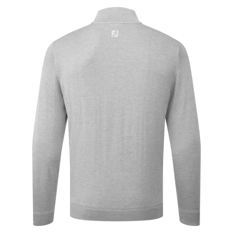 Footjoy Drirelease Half-Zip Lined Sweater, Meleret grå