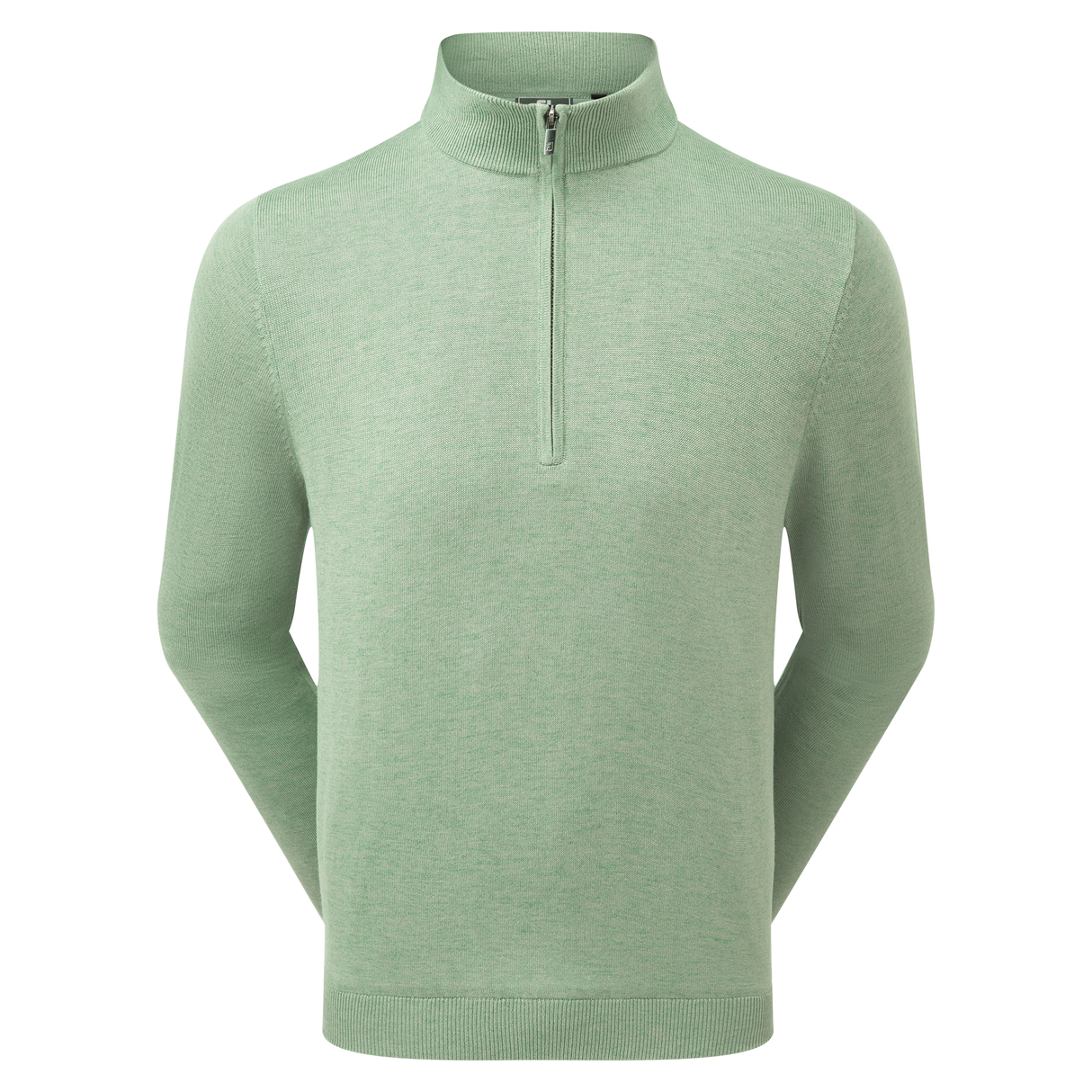 Footjoy Drirelease Half-Zip Lined Sweater, Meleret grøn