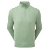 Footjoy Drirelease Half-Zip Lined Sweater, Meleret grøn