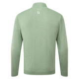 Footjoy Drirelease Half-Zip Lined Sweater, Meleret grøn