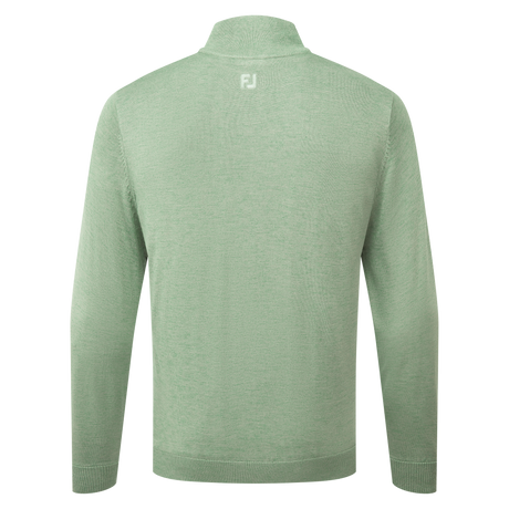 Footjoy Drirelease Half-Zip Lined Sweater, Meleret grøn