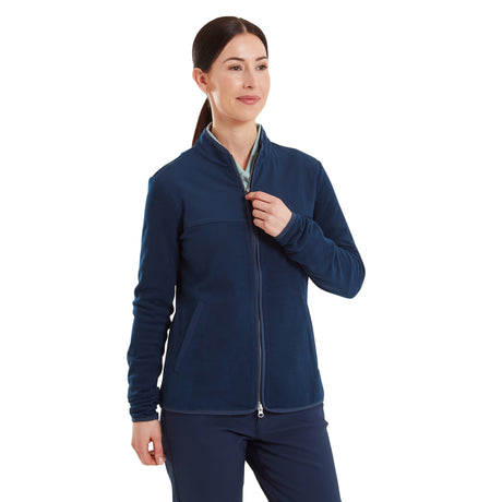 Footjoy MicroFleece Full-Zip Midlayer, Navy