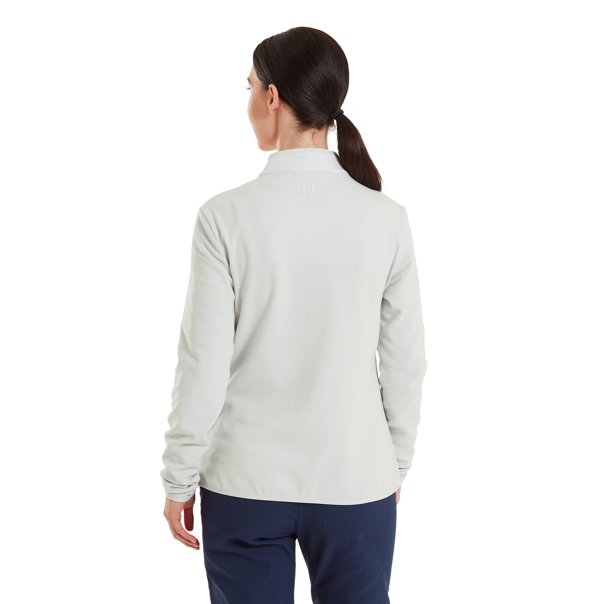 Footjoy MicroFleece Full-Zip Midlayer, Grå