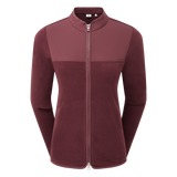 Footjoy MicroFleece Full-Zip Midlayer, Port
