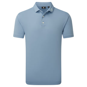 Footjoy Stretch Pique Solid, Windward Blue