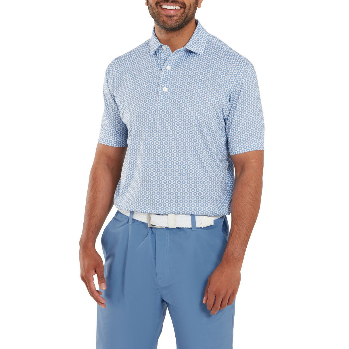 Footjoy Vegas Marker Lisle, Hvid/Riviera/Peach