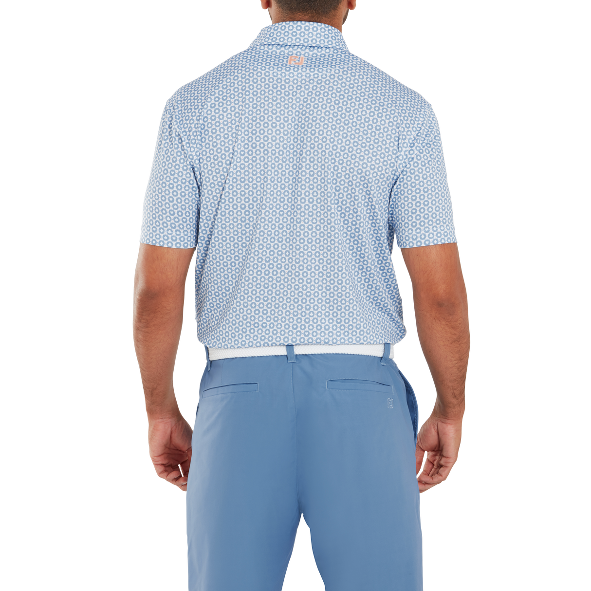 Footjoy Vegas Marker Lisle, Hvid/Riviera/Peach