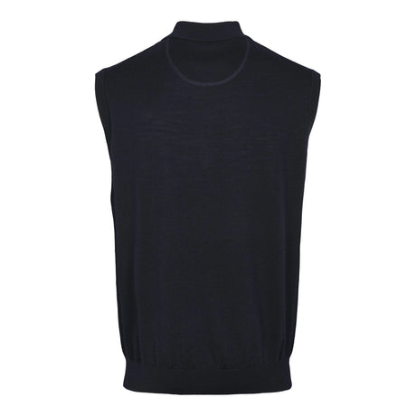 Murray merino strik vest med zip