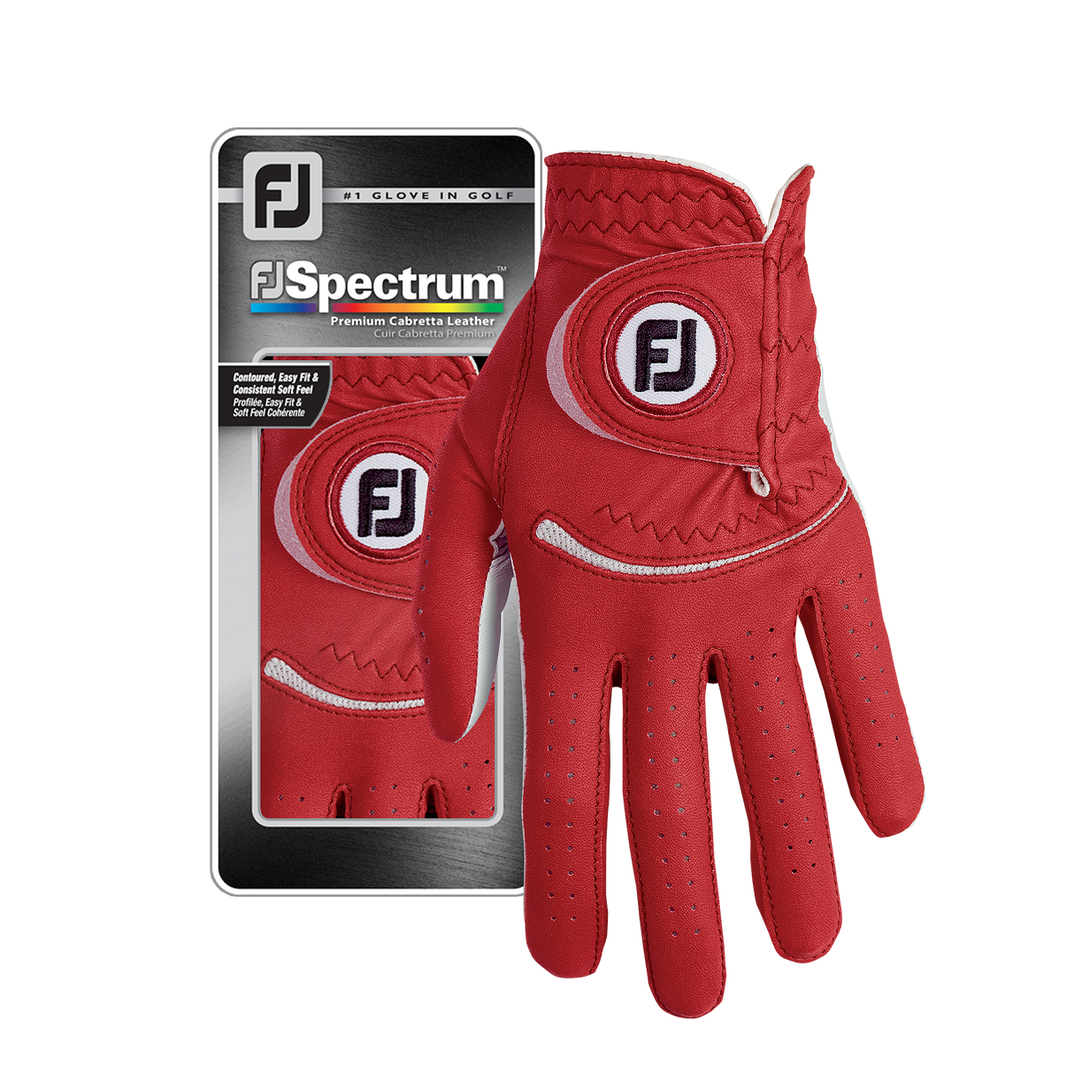 Footjoy Spectrum Dame golfhandske, rød