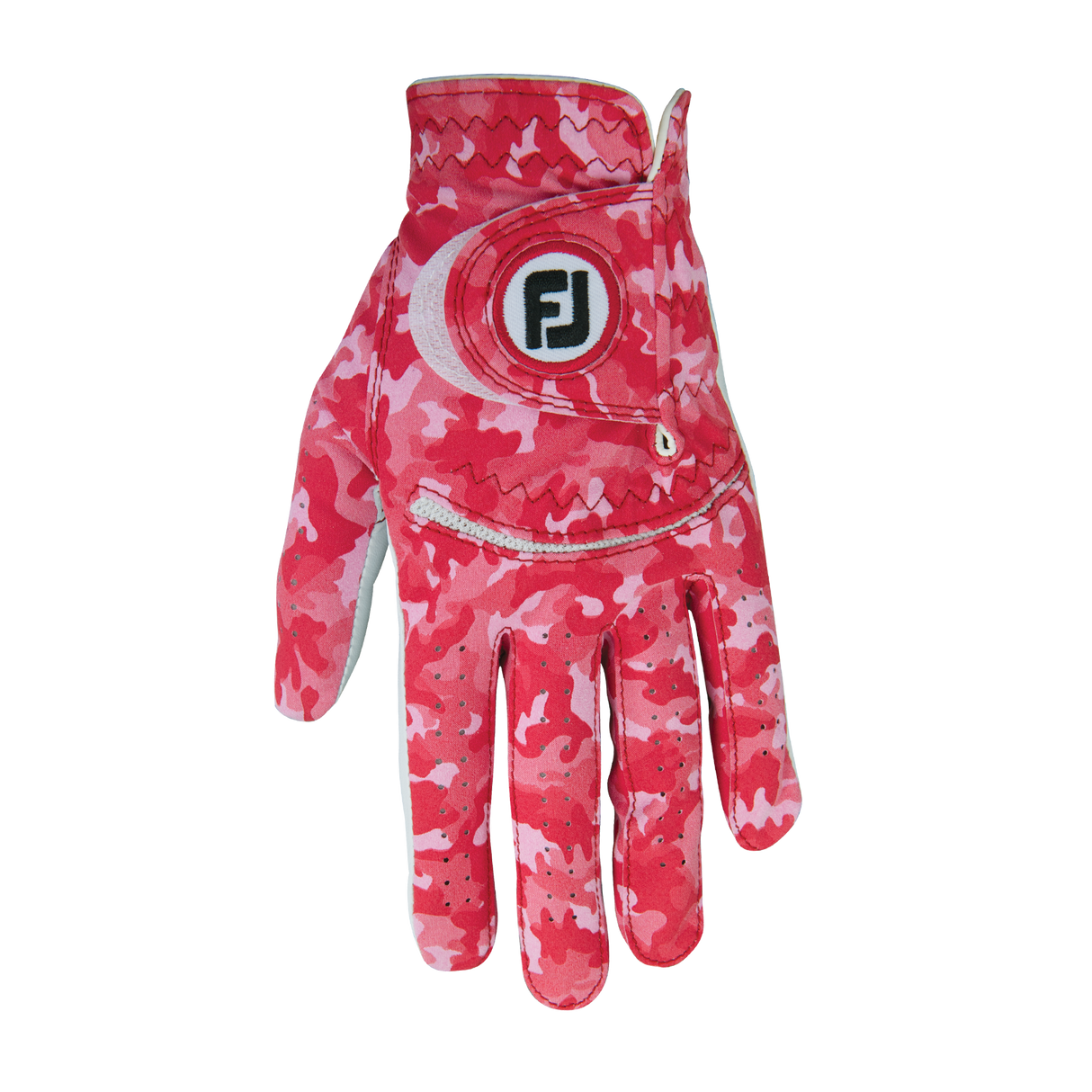 Footjoy Spectrum Dame golfhandske, rød camo