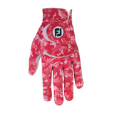 Footjoy Spectrum Dame golfhandske, rød camo