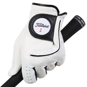 Titleist Players Flex golfhandske paa greb, Pearl