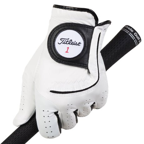 Titleist Players Flex Dame golfhandske paa greb, Pearl