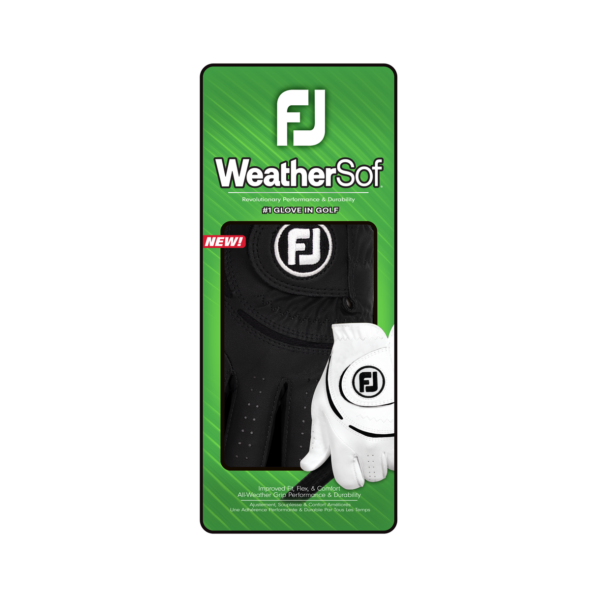 Footjoy WeatherSof Dame golfhandske, sort
