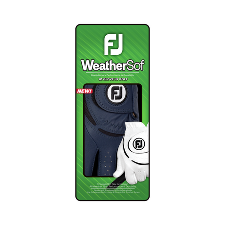 Footjoy WeatherSof Dame golfhandske, navy