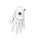 Footjoy WeatherSof Dame golfhandske, hvid / pink