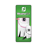 Footjoy WeatherSof Dame golfhandske, hvid / pink