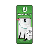 Footjoy WeatherSof Dame golfhandske, hvid / sea glass