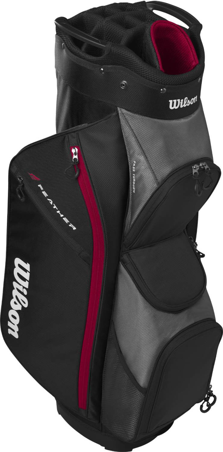 Wilson Feather 2025 vognbag - Black/Grey/Red