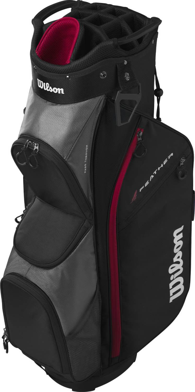 Wilson Feather 2025 vognbag - Black/Grey/Red