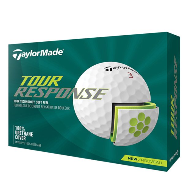Brug TaylorMade Tour Response Golfbolde til en forbedret oplevelse