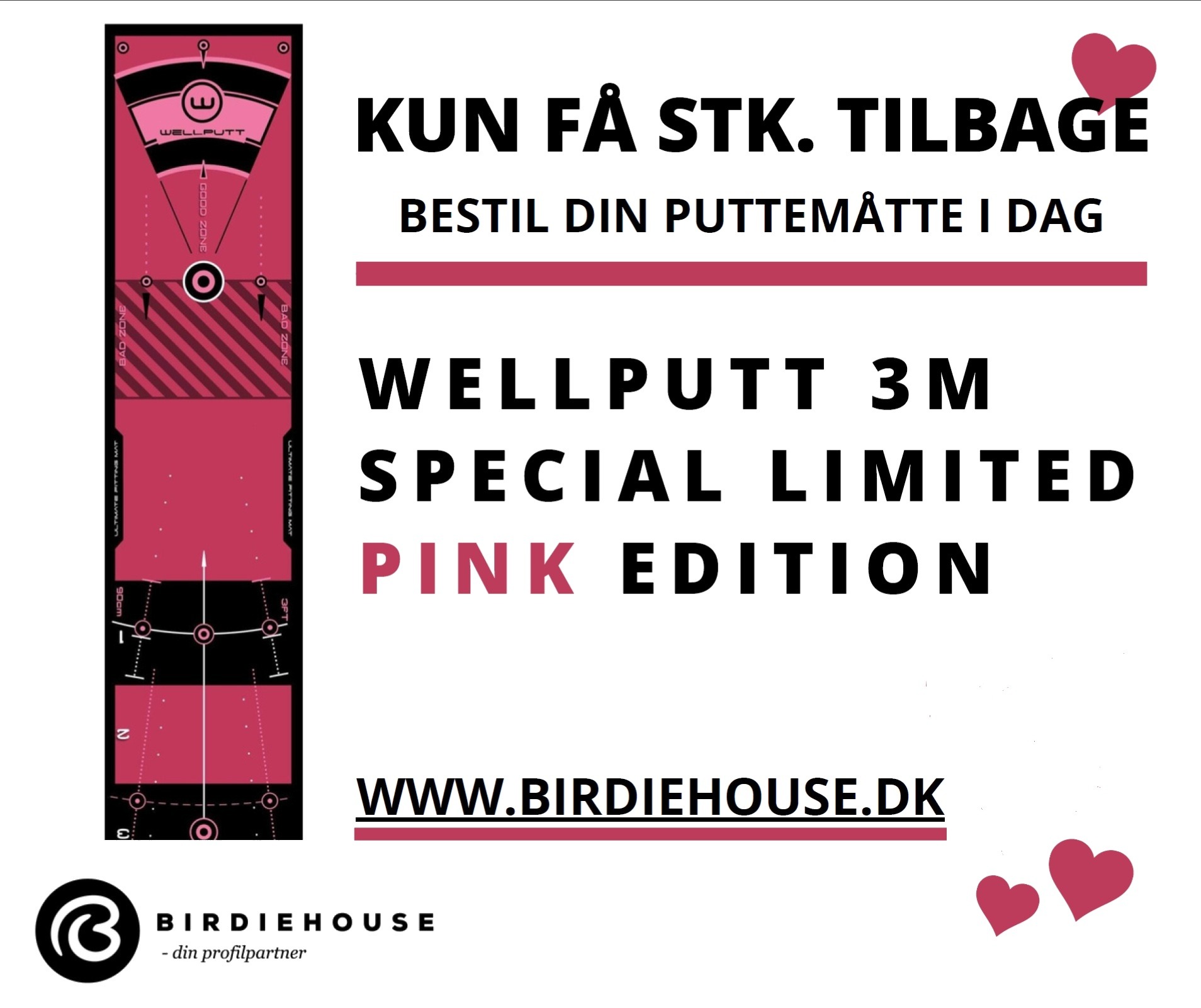 Brug Wellputt 3M Special Limited Pink Edition til en forbedret oplevelse