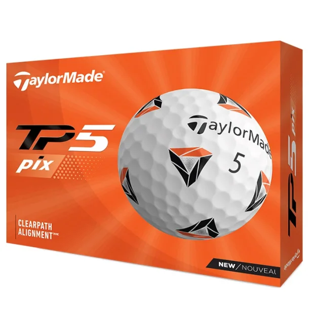 Brug TaylorMade TP5 Pix Golfbolde til en forbedret oplevelse